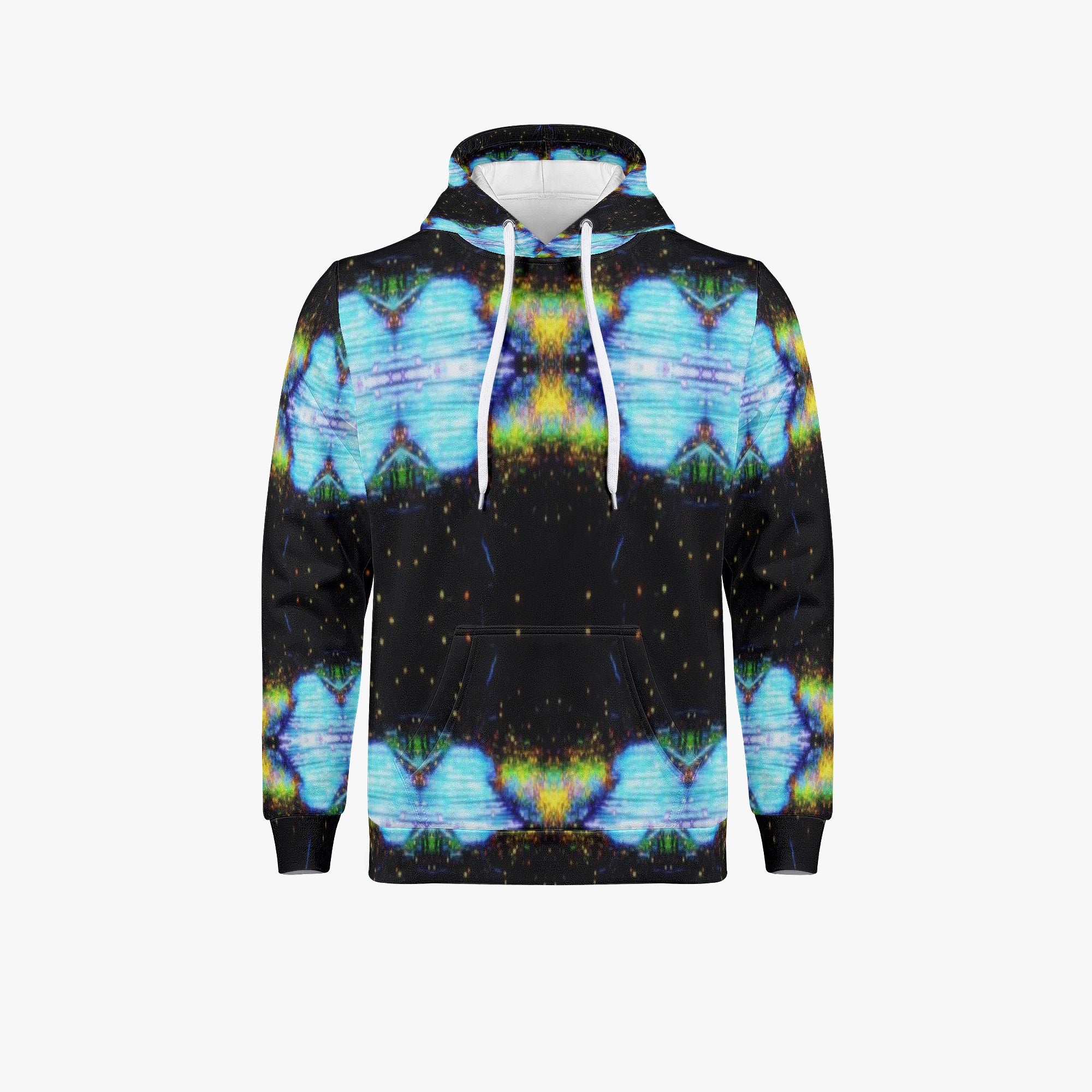 203. Unisex Trending Hoodie Yellow and blue night sky