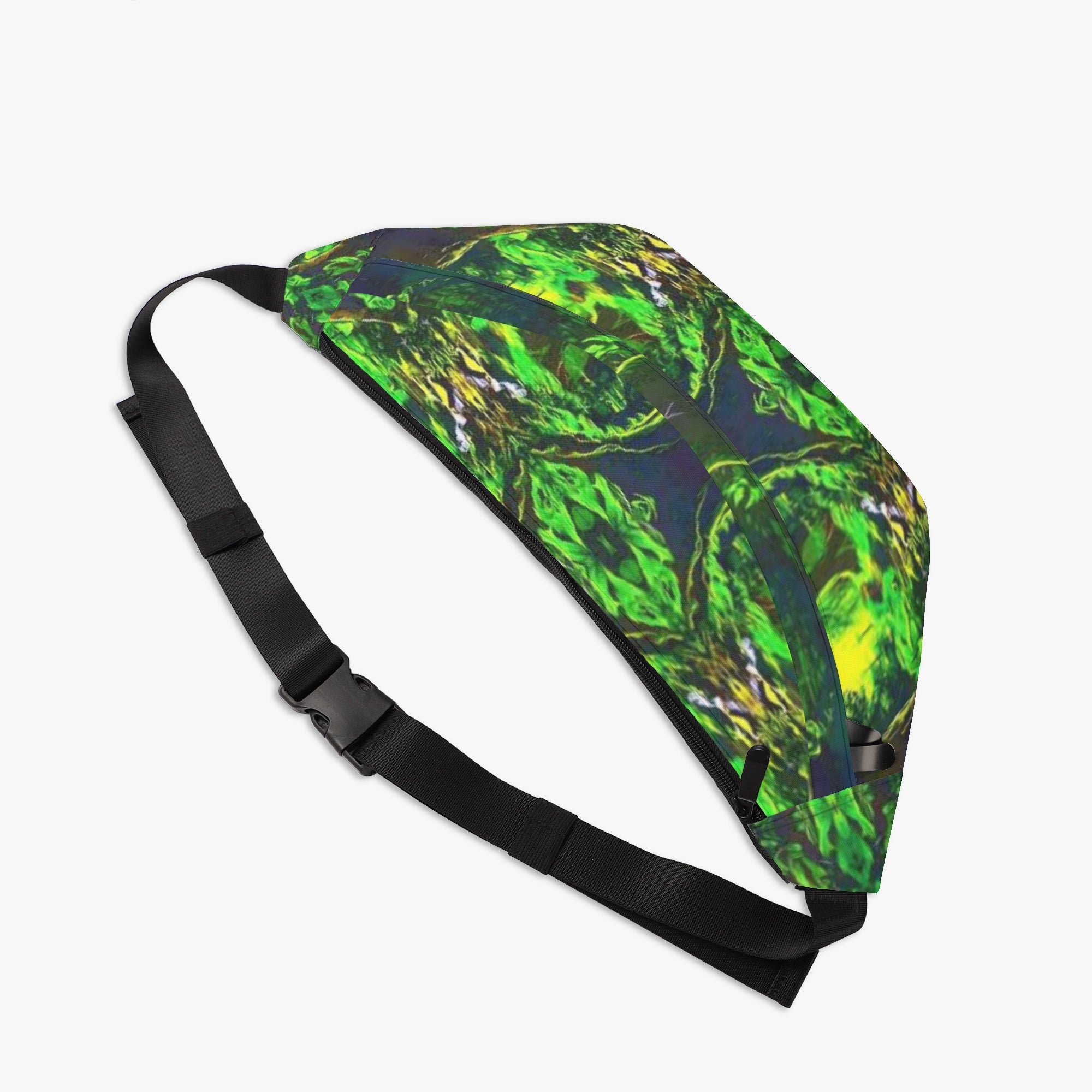 592. Athleisure Fanny Pack Natural green nature