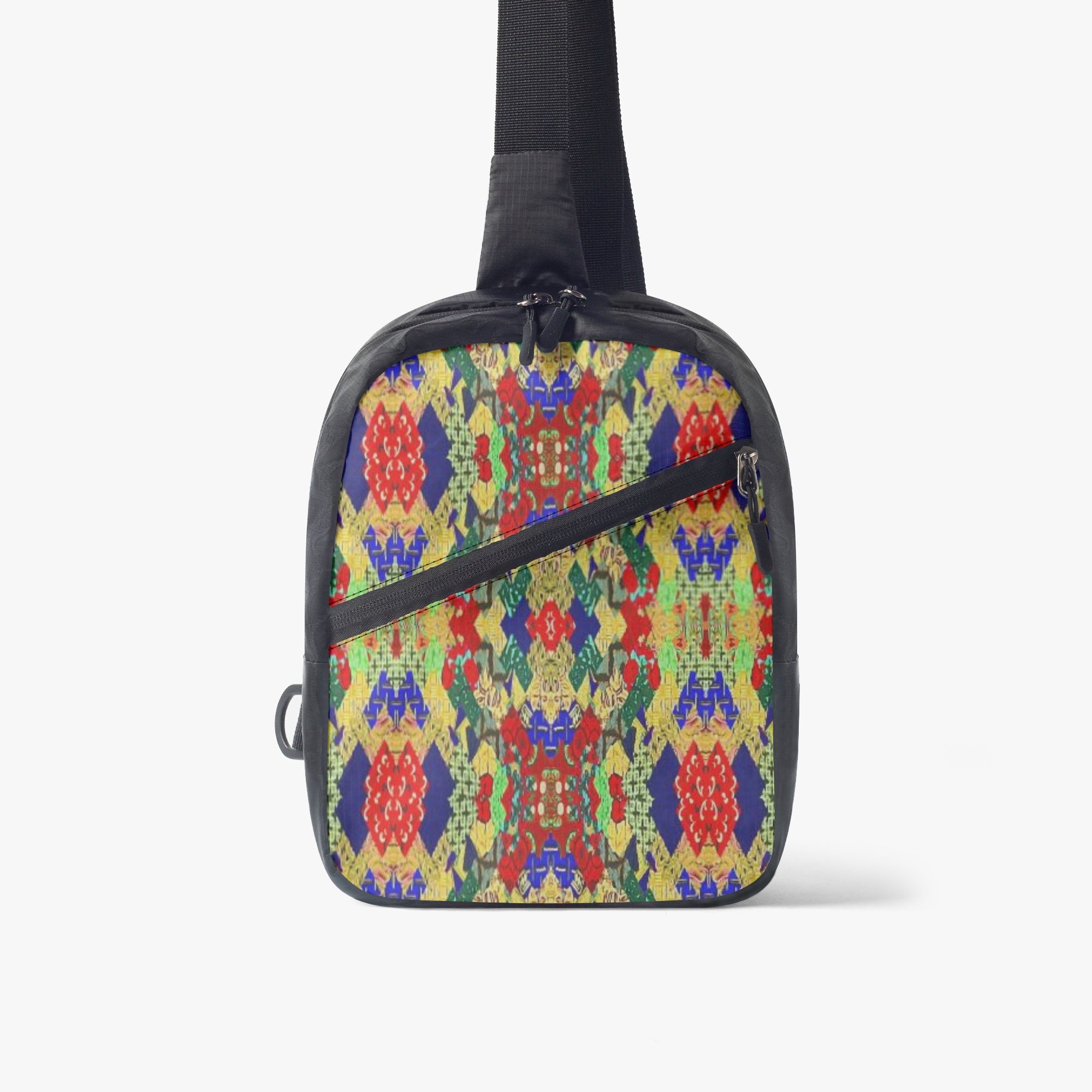 1179. Shoulder Bag Garment print effect