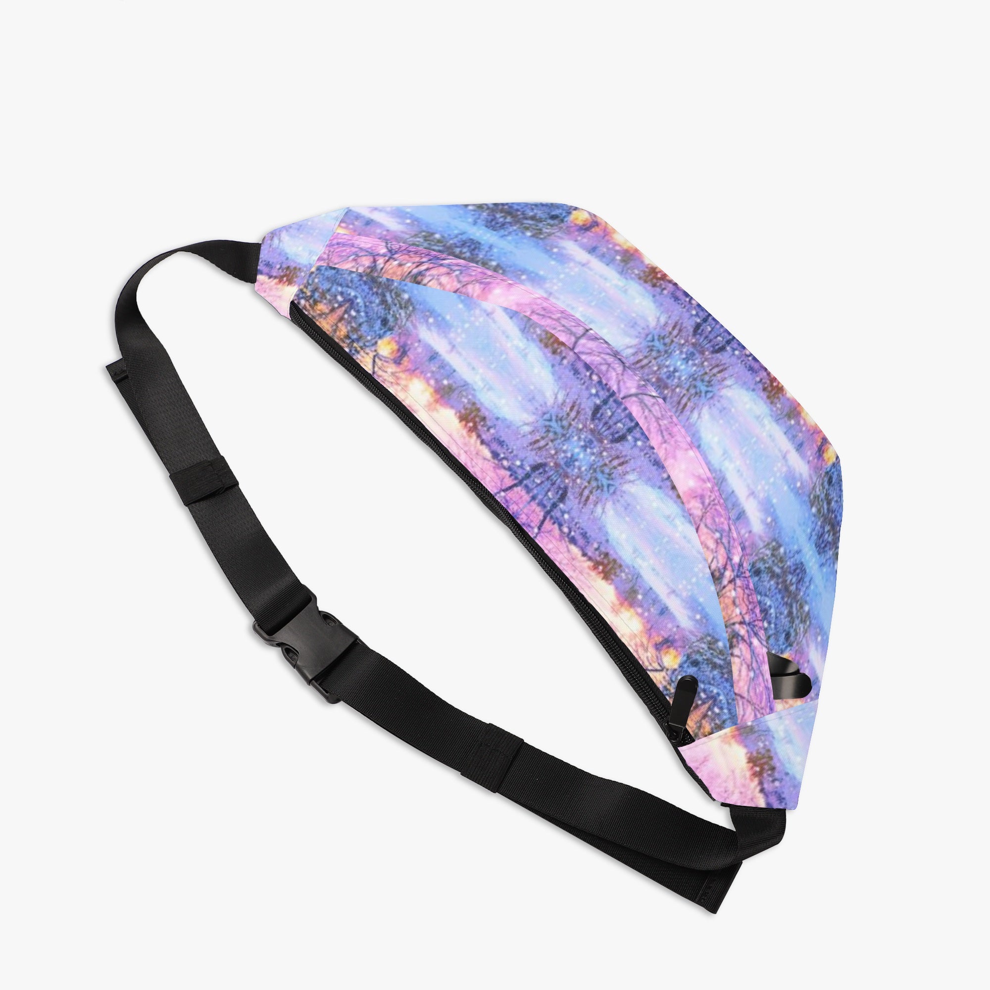 592. Athleisure Fanny Pack Royal purple diamond eye