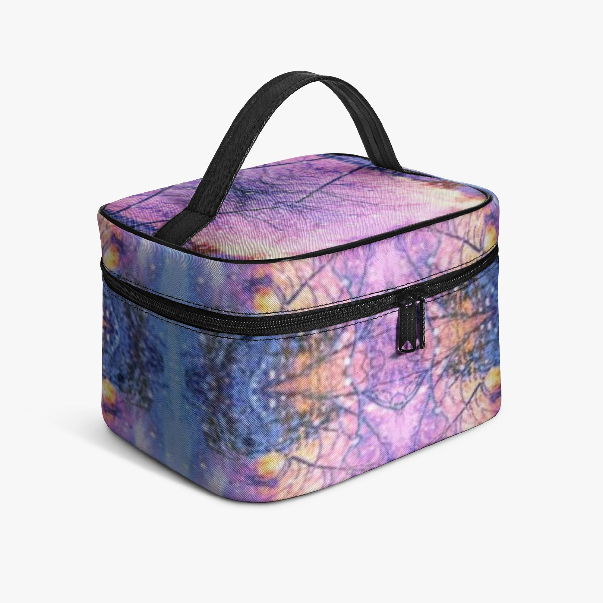 1195. Travel Makeup Bag Royal Purple Daimond Eye