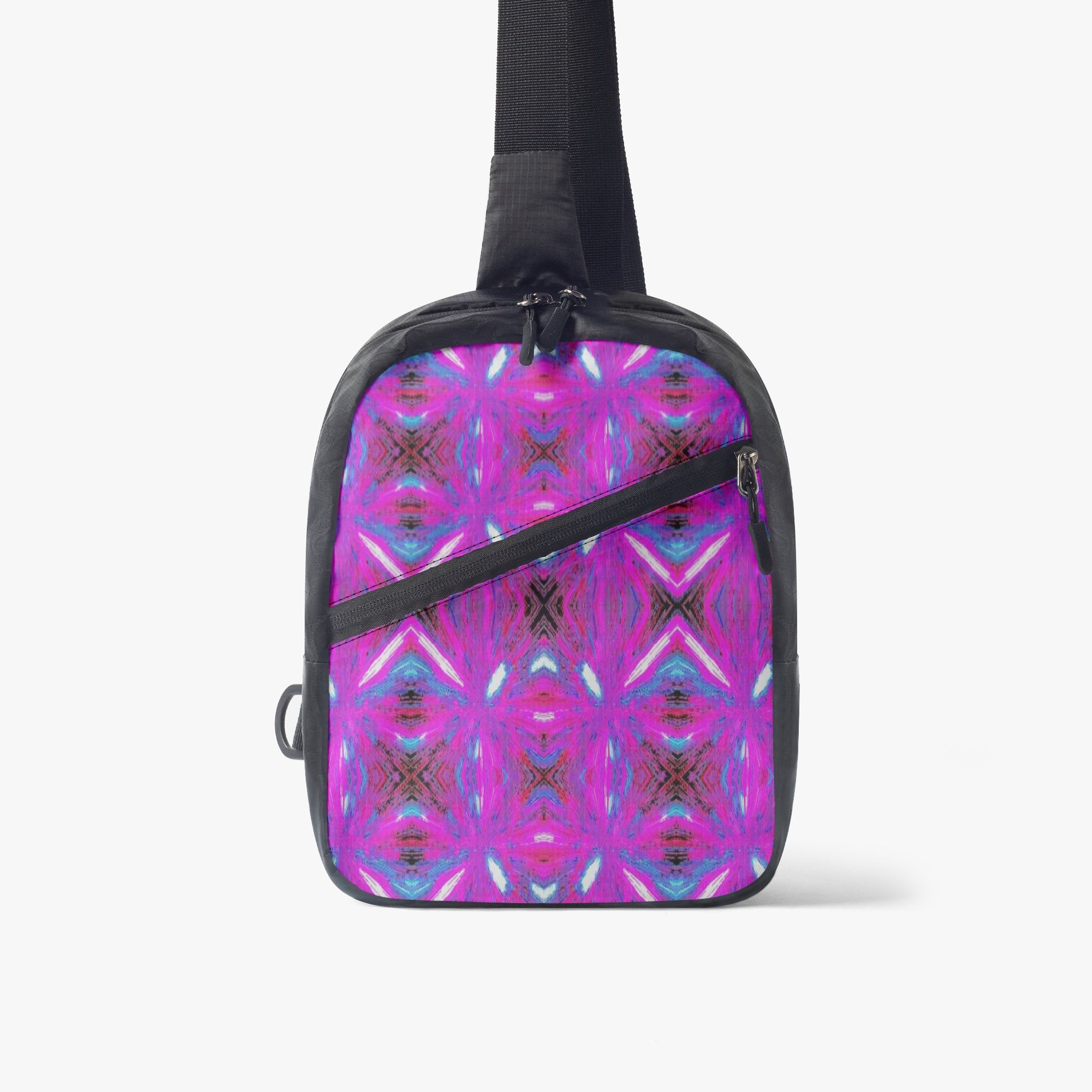 1179. Shoulder Bag Pink stich effect