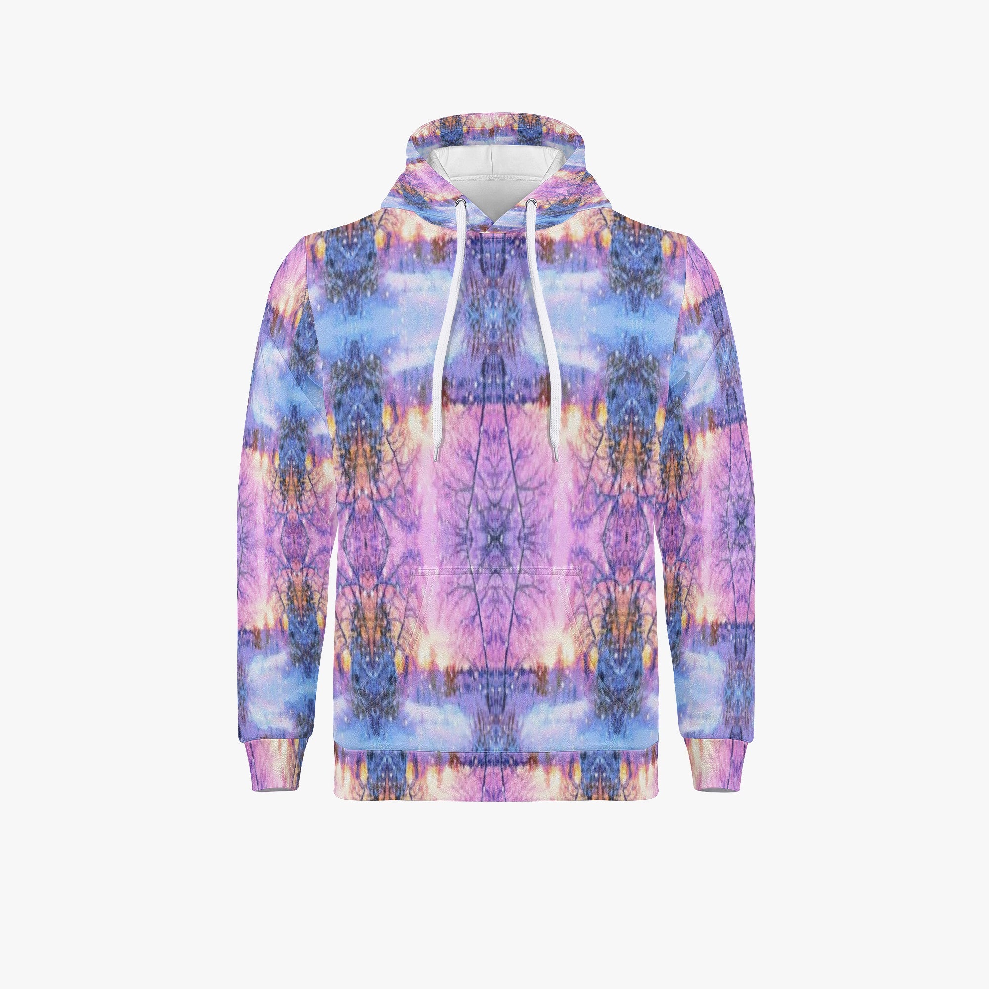 203. Unisex Trending Hoodie Royal purple diamond eye